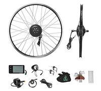 YOSE POWER E-Bike Kit de Conversion 36V250W Brushless Moteur Roue Avant 26 Pouces Noir avec LCD Affichage pour Vélo Électrique