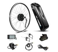 YOSE POWER Ebike Kit de Conversion 27.5" Moteur arrière de vélo électrique 36V350W pour Roue Libre avec contrôleur intégré 36V 13Ah