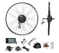 YOSE POWER Kit de Conversion Vélo Electrique 28'' (700C) Hub Moteur de Roue Arrière Roue Libre 36V350W avec LCD Display