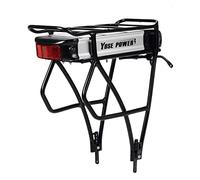 YOSE POWER Pedelec Batterie de vélo électrique 36V 13Ah 250W/350W/500W avec Porte-Bagages pour 26"/28" Frein à Disque V-Brake Roue arrière Bike Mifa, Aldi, Prophète, Rex