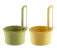 YOSEDVCB Crépine De Robinet Suspendue, Récupérateur De Déchets Alimentaires for Évier De Cuisine 2025, Panier De Crépine D'évier, Panier De Vidange De Cuisine À Vidage Automatique par Pression(2+3)