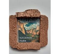Yosemite Aimant de réfrigérateur fait main Motif parc national 5 x 6 cm Idée cadeau