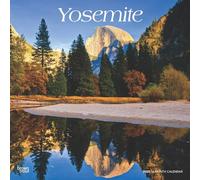 Yosemite Calendrier mural 2025 30 x 61 cm Monthly Square Calendrier mural sans plastique BrownTrout États-Unis États-Unis d'Amérique Parc national de l'Ouest Scenic Nature