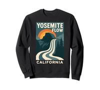 Yosemite Flow Chemise cascade rétro dôme nature Sweatshirt