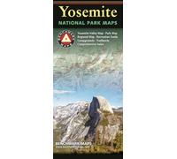Yosemite National Park Area, California Recreation Map