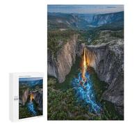 Yosemite's Enchanted Waterfall Puzzle 1000 Pièces Educa Jouet en Bois Cadeau Unique Décoration Intérieure Jeu Éducatif Challenge Toy Adultes Et Enfants À Partir De 14 Ans 1000 PCS
