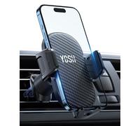 YOSH Support Téléphone Voiture, 2024 Version Améliorée avec Crochet en Métal à Double Verrouillage, Libération Rapide pour iPhone 16 15 14 13 12 11 Pro Max Plus Samsung Pixel