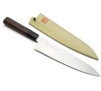 Yoshihiro Yoshihiro Glace Acier inoxydable trempé haute Carbon WA Gyuto couteau de chef japonais 21 cm (210 mm)