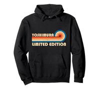 YOSHIMURA Retro 70s 80s Sunset Stripe Sweat à Capuche