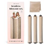 YOSHUYUKI Bigoudi pour dormir sans chaleur, en satin, boucles sans chaleur, set de tiges à friser, taille jumbo, large, éponge en mousse, bigoudis pour cheveux longs et courts, volume, outils de