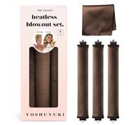 YOSHUYUKI Bigoudi sans chaleur pour dormir sans chaleur Satin Boucles sans chaleur Tiges à friser Jumbo Grande éponge en mousse Bigoudis pour cheveux longs et courts Volume des cheveux femmes Outils