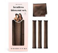 YOSHUYUKI Bigoudi sans chaleur pour dormir sans chaleur Satin Boucles sans chaleur Tiges à friser Jumbo Grande éponge en mousse Bigoudis pour cheveux longs et courts Volume des cheveux femmes Outils