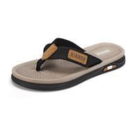 YOSICIL Sandales Tongs Homme Classiques - Flip Flops Léger & Antidérapant pour Été - Confortable pour Plage, Piscine, Voyage et Maison - Drainage Rapide - Semelle Souple, kaki, 39