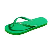 YOSICIL Tongs antidérapantes pour hommes Sandales d'été avec entre-doigts Flip Flops décontractés durables Semelle souple EVA randonnée côtière salle de bain jardin piscine, vert, 43