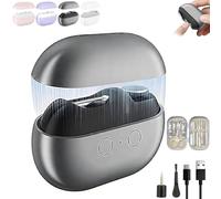 Yosody Fanyil Pubyfun Glosrity Sherum Easyclip Smart Nail Clipper, 3-in-1 Electric Nail Trimmer Polisher with LED Light, Rechargeable Automatic Nails Cutter for Seniors Kids Adults(Noir)