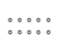 Yosoo 10 Pièces 3x10x4mm Roulements à Billes en Acier au Carbone 623ZZ, Roulements Miniatures à Double Blindage pour Planches à Roulettes Patins à Roues Alignées Scooters