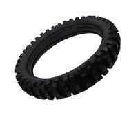 Yosoo 110/100-18 Pneu Arrière de Dirt Bike avec Chambres à Air, Caoutchouc Lourd 6 Plis Pneu Arrière Tout Terrain Chambres à Air avec Valve Droite pour Sable, Roches, Boue