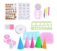 Yosoo 19PCS Papier Quilling DIY Craft Kit avec Panneau De Broderie Pinces Stylo De Quilling DIY Dcoration pour Maison Et Bureau