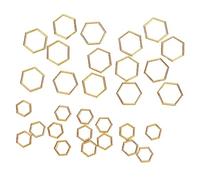 Yosoo 30 Anneaux Hexagonaux de Marqueur de Point de Tricot, Pince à Aiguille, Pendentifs d'abeille, Aiguille de Verrouillage au Crochet pour le Crochet, Fournitures de Couture à Usage Polyvalent