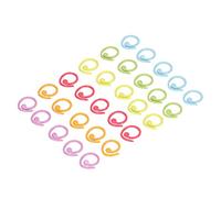 Yosoo 60 Anneaux de Marqueurs de Point de Tricot Colorés en Métal, Améliorent les Projets de Tricot et de Crochet avec une Utilisation Polyvalente, un Design Exquis et une Taille Mini pour une