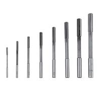 Yosoo 8PCS Alésoirs Machine HSS en Acier à Haute Vitesse 3/4/5/6/7/8/9/10mm 4 Flûte Droite Outils de coupeur de Moulin à Boutons