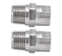 Yosoo Angle de Pulvérisation Réglable, Pointe de Pulvérisation à Ventilateur Plat, Pointe de à Filetage Mâle 1/4BSPT, Forte ténacité et Résistance aux Hautes Températures, de de Buse en Acier (65°)