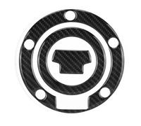 Yosoo Autocollant de Réservoir, Décalcomanies autocollant de Couverture autocollant Bouchon de Réservoir D'essence de Moto en Fiber de Carbone adhésif r6 2007