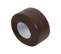 Bande d'étanchéité calfeutrer Ruban adhésif autocollant évier lavabo garniture PVC pour cuisine salle de bains marron 22mm*3.2M