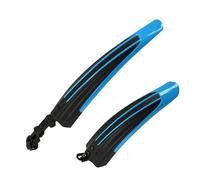 Yosoo Bike Set Gardes de Boue Réglables à Version Rapide pour Les Vélos de Route 2,5 à 3,4 Cm avec Conception de Queue à Avaler en Fibre Synthétique Durable Installer sans Outils Nécessaires Blac