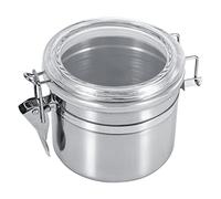 Yosoo Boîte Conteneur De Stockage D'aliments En Acier Inoxydable Étanche Contenant De Grains Grain De Café Pour Cuisine (Taille : S)