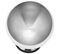 Yosoo Bol d'assaisonnement en Acier Inoxydable Poli avec Base Stable, 304 Salade en Acier Inoxydable pour Cuisine, Salon - Idéal pour l'assaisonnement, le Rangement des Fruits et Légumes (S)
