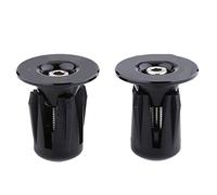 Yosoo Bouchons d'extrémité de Barre de Vélo 2 Pièces Embouts de Guidon en Alliage d'aluminium pour Vélo de Route BMX VTT, Poignées Légères et Durables avec Insert en Plastique Extensible pour