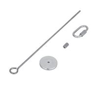 Yosoo Brochette de Fruits pour Oiseaux en Acier Inoxydable, Support de Recherche de Nourriture, Non Toxique, Facile à Nettoyer, Belle Base Filetée de Couleur