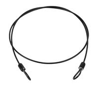 Yosoo Câble de Verrouillage de Vélo Vert, élégant et Personnalisable, Fil d'acier Interne, Lumière Externe en Plastique, Boucle de sécurité pour Vélo en U, Scooter, 100 Cm, Facile à Transporter en