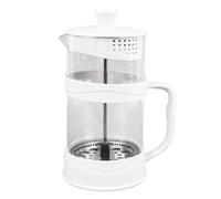 Yosoo Cafetière à Pression Française, Cafetière à Double Isolation en Verre Borosilicate Haut de Gamme 1000ml avec Filtre 3D Entrelacé pour Thé et Café Infusion à Froid, pour Bureau