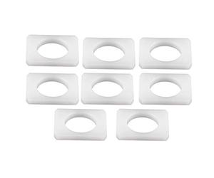 Yosoo Cale Siege Z3 Bagues de Siège, 8 Pièces Bagues de Rail de Siège de Voiture pour Z3 E36 E37 E38 pour Bagues de Siège Z3 Bagues de Rail de Siège Z3 Bague de Siège Roater 1.9l Bague de Siège Z3 B