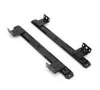 Yosoo Clavier du Rail du Rail du Support de en Acier roulé Froid 14 X 1,3 Pouces, avec Coussinet de Glissement, Glissades de Tiroir à Roulement à Billes Multifonction, pour l'installation de (BLACK)