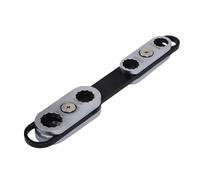 Yosoo Clé à Molette 8 en 1, Acier 40CrV, clé Rotative à Double extrémité pour la Maison, le Garage et les Projets de Bricolage, Compatible avec les Tailles de 8 Mm à 19 Mm