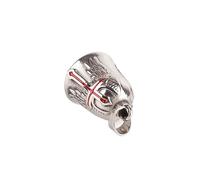 Yosoo Cloche de Moto Good Luck Ride, Protection de Cyclisme Sûre en Acier Inoxydable pour Motos et Camions