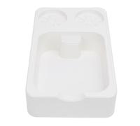 Yosoo Compatibilité de Taille Portable et Pratique et Polyvalente, Station de Sabot de café de Base de Base Stable pour 51-58 Mm, avec une Stable, pour les Amateurs de café (WHITE)