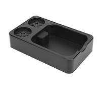 Yosoo Compatibilité de Taille Portable et Pratique et Polyvalente, Station de Sabot de café de Base de Base Stable pour 51-58 Mm, avec une Stable, pour les Amateurs de café (BLACK)