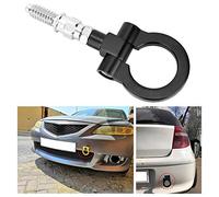 Yosoo Crochet de Remorquage de Remorque CNC de Voiture Européenne, Alliage d'aluminium, Installation Facile, Haute Résistance, Convient à E39 E92 E91 E90 E46 E36 (Black)