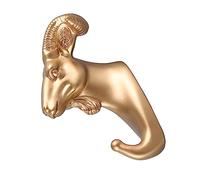 Yosoo Crochet en Résine Tête d'animal Manteau Chapeau Porte-clés Mural, Matériau Durable, Utilisations Multiples, Conception Pratique, Fabrication Exquise, avec Tête d'éléphant Amovible, pour