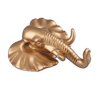 Yosoo Crochet en Résine Tête d'animal Manteau Chapeau Porte-clés Mural, Matériau Durable, Utilisations Multiples, Conception Pratique, Fabrication Exquise, avec Tête d'éléphant Amovible, pour