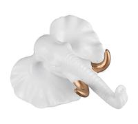 Yosoo Crochet en Résine Tête d'animal Manteau Chapeau Porte-clés Mural, Matériau Durable, Utilisations Multiples, Conception Pratique, Fabrication Exquise, avec Tête d'éléphant Amovible, pour