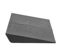 Yosoo Diffuseur de Pare-Chocs Arrière, Diffuseur de Pare-Chocs Arrière ABS 22 X 21 Pouces 4 Ailerons Protecteur de Spoiler Pièces de Rechange Universelles pour Noir pour