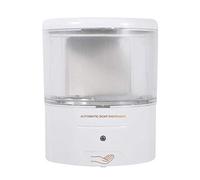 Yosoo Distributeur de Savon Automatique en ABS Liquide Lotion Shampoing Pompe de Douche Mural pour Bureau Toilette Cuisine Salle de Bain 600ML