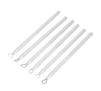 Yosoo Ensemble de Gratte-ciel d'argile 6PCS, Poignée en Alliage en Aluminium, Kit de Sculpture Complet, Applications de Poterie Multiples, pour des Détails Fins, Ergonomiques et Faciles à Utiliser