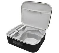 Yosoo Étui de Transport Rigide pour PS VR2, Matériau EVA, Double Couche avec Sangle Réglable, Sac de Rangement de Voyage pour Joueurs et Accessoires de Console