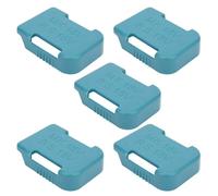 Yosoo Étui du Support de Batterie, Organisateur de Support Mural de Batterie Portable avec Amarrage de sécurisé, Installation Flexible pour Les 18V (Cyan)